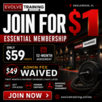 ESSENTIAL GYM MEMBERSHIP — $59/month *JOIN FOR $1*